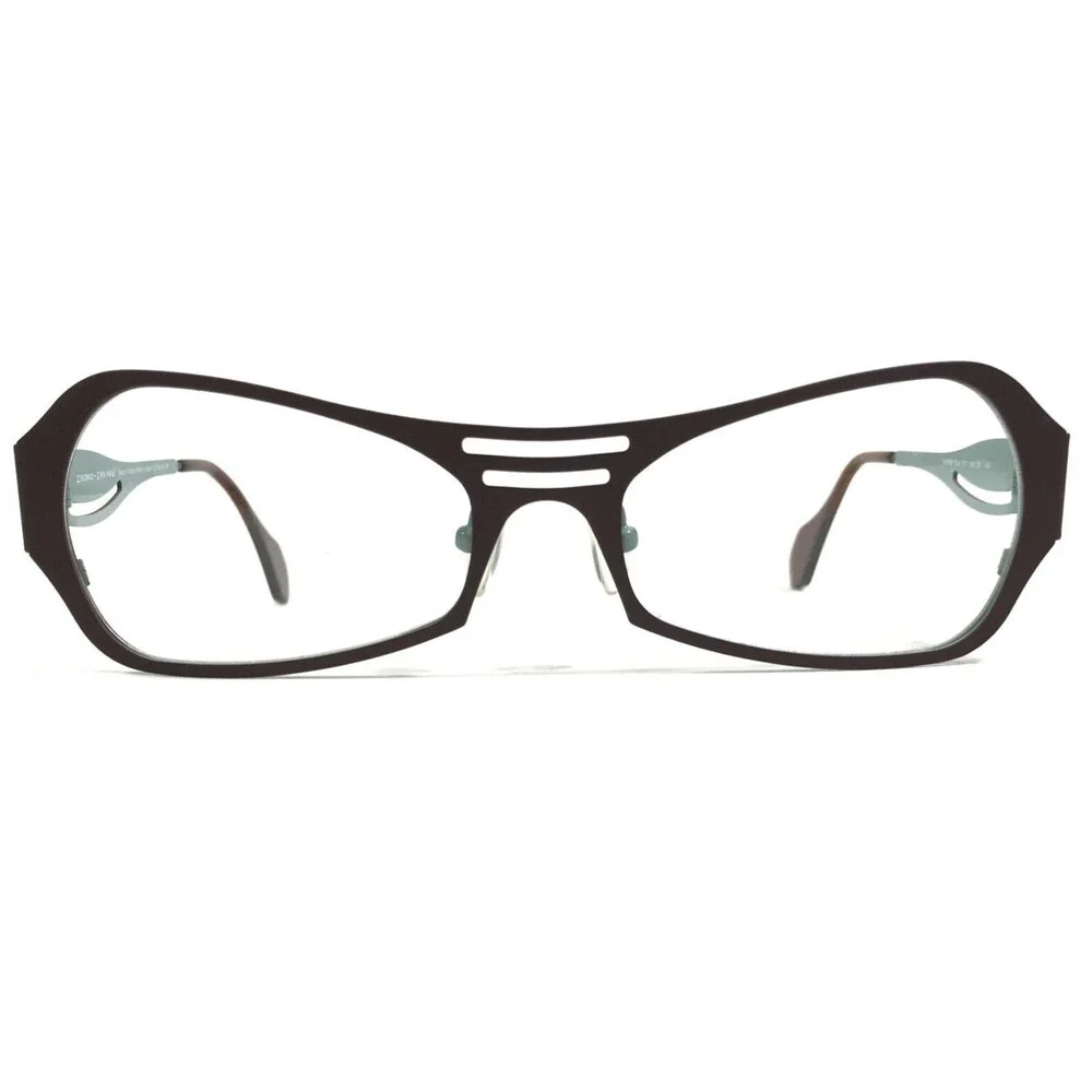 Iyoko-Inyake Eyeglasses Frames IY 578 Col. 157 Brown Blue Cat Eye 56-20-140